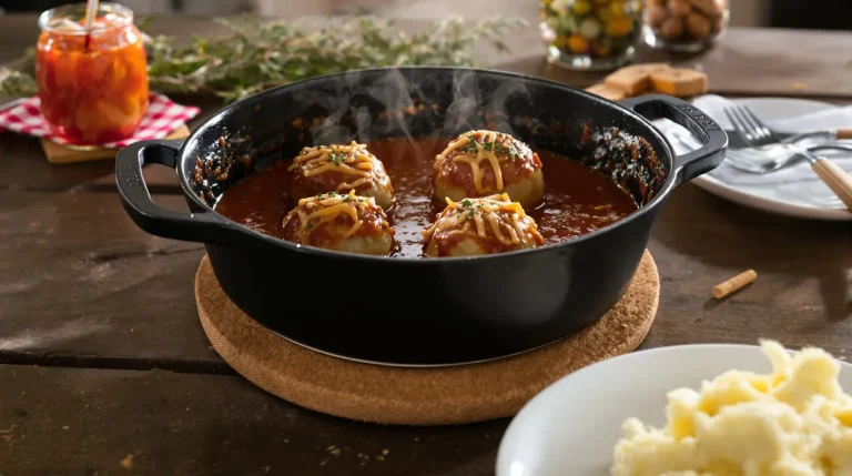 Gehaktballen met een twist: ik maak sappige ovengehaktballen met rijke tomatensaus