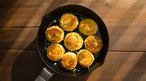 Zachte bloemkool met krokant kaaskorstje: dit is mijn ultieme recept voor hartige pannenkoekjes